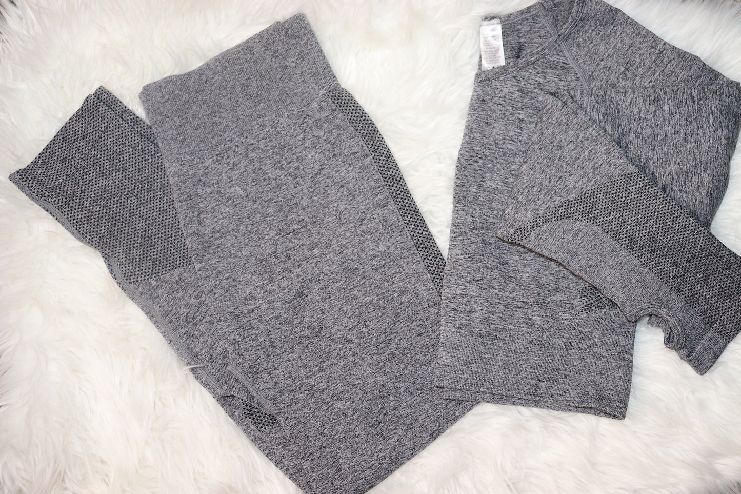 The Grey Seamless Workout Set